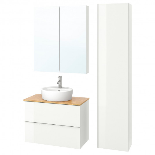 Ikea Godmorgon Tolken Tornviken Mobilier Pentru Baie Set 6