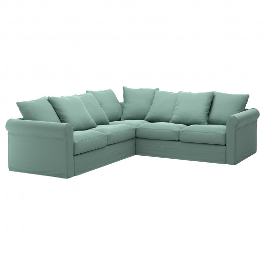 Ikea Gronlid Canapea Colt 4 Locuri Ljungen Verde Deschis
