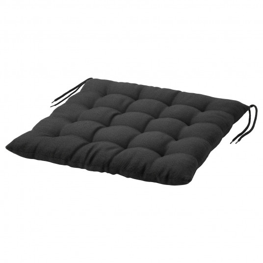 Ikea Hallo Perna Scaun Exterior Negru 50x50 Cm