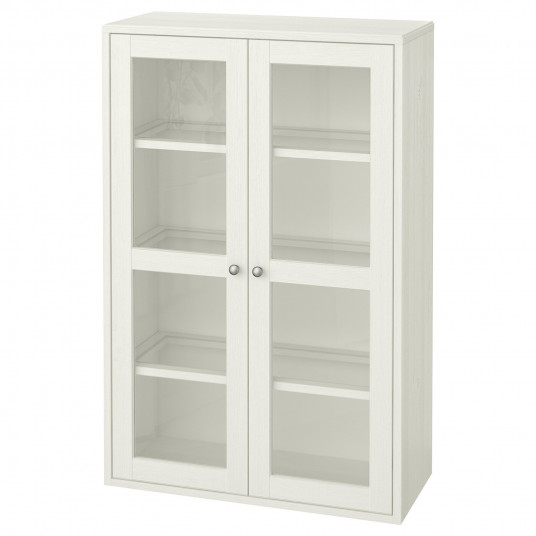 collection basic Improvement IKEA HAVSTA Corp cu usa de sticla, alb 81x35x123 cm