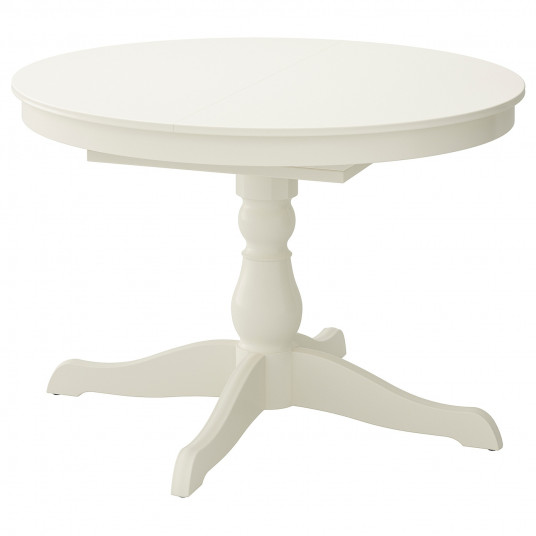 Ikea Ingatorp Masa Extensibila Alb 110 155 Cm