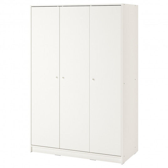 Ikea Kleppstad Dulap Cu 3 Usi Alb 117x176 Cm