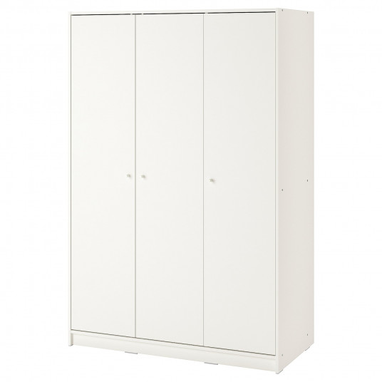 Ikea Kleppstad Dulap Cu 3 Usi Alb 117x176 Cm
