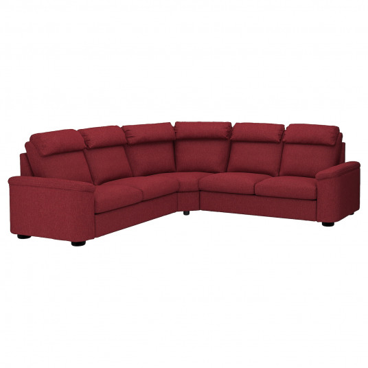Ikea Lidhult Coltar Extensibil 5 Locuri Lejde Rosu Maro
