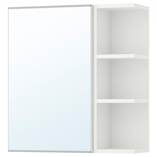 Ikea Lillangen Dulap Oglinda Usa Unitate Capat Alb 59x21x64 Cm