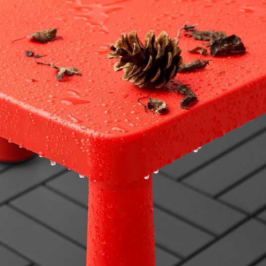 ikea mammut masa pentru copii interior exterior rosu 77x55 cm