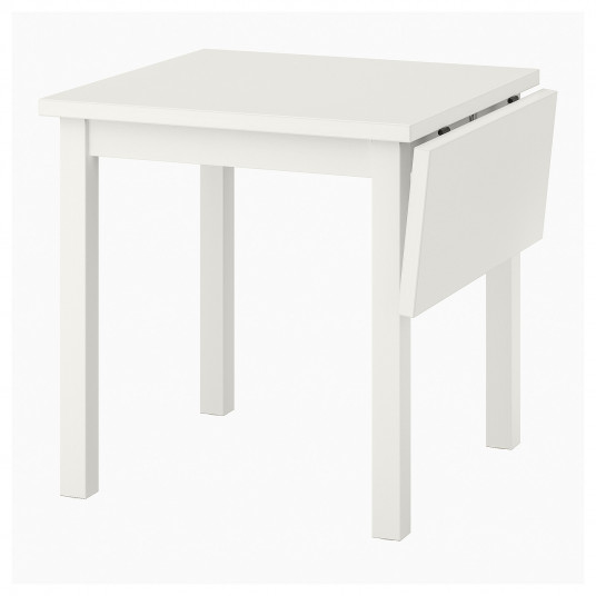 Ikea Nordviken Masa Cu Extensie Plianta Alb 74 104x74 Cm