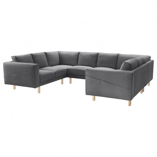 Ikea Norsborg Husa Canapea In Forma De U 6locuri Finnsta Gri Inchis