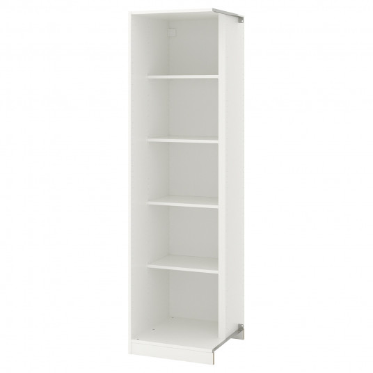 Ikea Pax Unitate Suplimentara Colt 4 Polite Alb 53x58x201 Cm