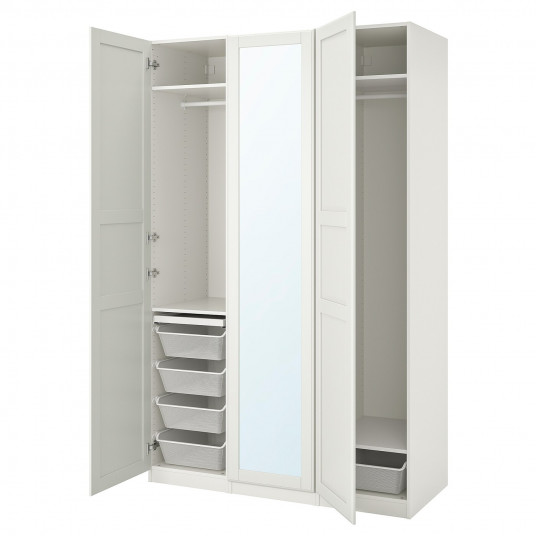 Ikea Pax Tyssedal Combinatie Dulap Alb Ogl 150x60x236 Cm