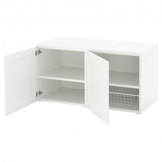 Ikea Platsa Banca Depozitare Alb Sannidal Alb 120x57x63 Cm