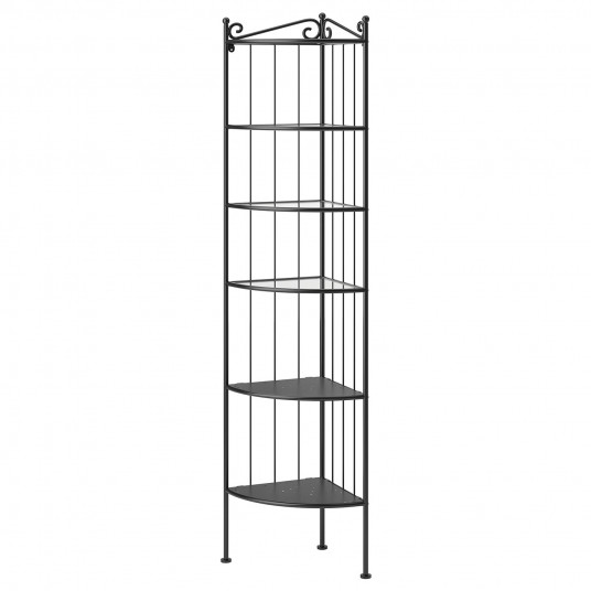 Ikea Ronnskar Etajera Colt Negru