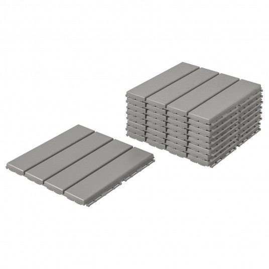 Ikea Runnen Podea De Exterior Gri 0 81 Mt