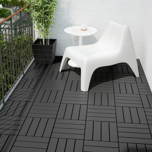 Ikea Runnen Podea De Exterior Gri Inchis 0 81 Mt