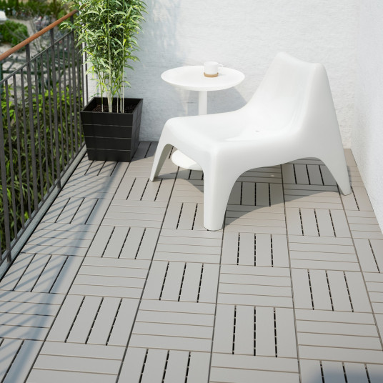 Ikea Runnen Podea De Exterior Gri 0 81 Mt