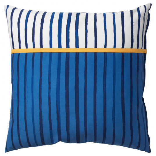 Ikea Sanglarka Perna Dunga Albastru Portocaliu 50x50 Cm