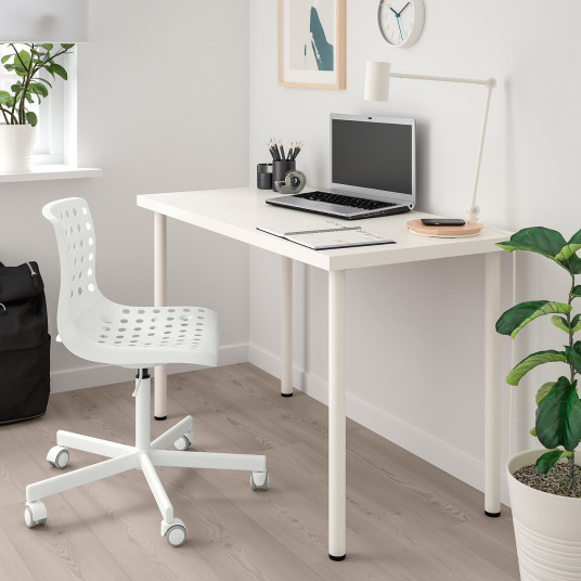 Ikea Skalberg Sporren Scaun Rotativ Alb