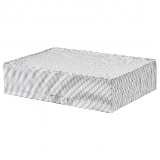 Ikea Stuk Cutie Depozitare Alb Gri 71x51x18 Cm