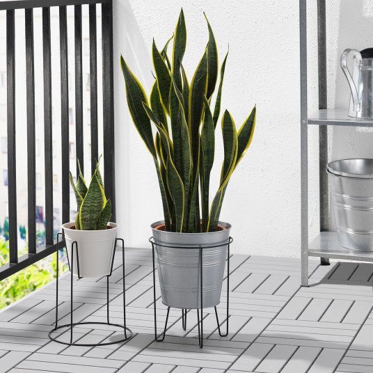 Ikea Svartpeppar Suport Plante Interior Exterior Negru 26 Cm