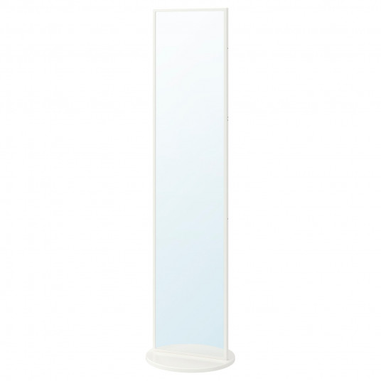 Ikea Vennesla Oglinda Cu Suport Alb 45x178 Cm