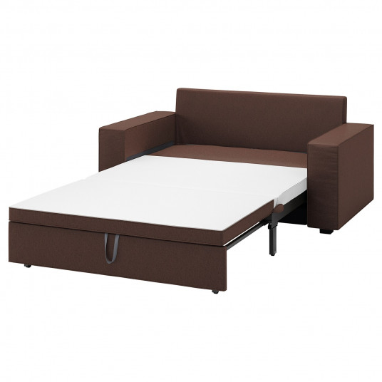 Ikea Vilasund Canapea Extensibila 2 Locuri Borred Maro Inchis
