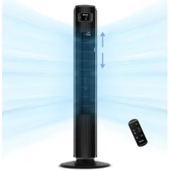 Ventilator turn Levoit, 107,6cm, 12 viteze, 4 moduri de functionare, foarte silentios, telecomanda, negru