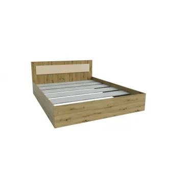 Pat 4home Viva, 160x200 cm, Stejar Craft Auriu/Satin