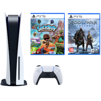 Consola PlayStation 5 + Joc PS5 God of War Ragnarok + J