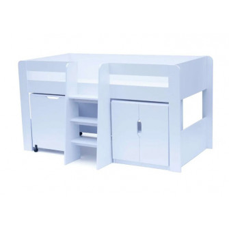 Children's bed Pondi Cherdak 180x80 Нимфея Альба