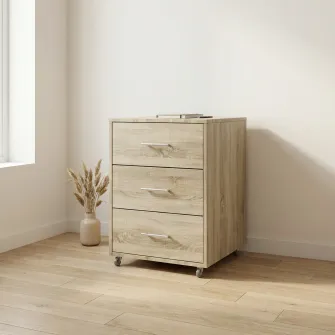 Comoda de birou 4home Vigo, 50x64.5x45 cm, Stejar Sonoma