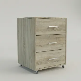Comoda de birou 4home Vigo, 50x64.5x45 cm, Stejar Sonoma