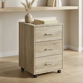 Comoda de birou 4home Vigo, 50x64.5x45 cm, Stejar Sonoma