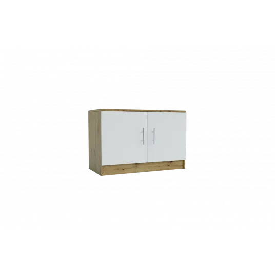 Комод для обуви 4home Stefani, 80x55x36 см, Дуб Артизан/Шиншила Грей