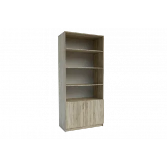 Dulap de birou 4home Olvo, 90x200x45 cm, Stejar Sonoma