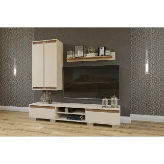 Living 4home Lilu, Satin/Stejar Kraft Tabaco