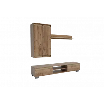 Living 4home Lilu, Stejar Kraft Tabaco/Satin