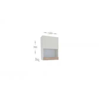 Living 4home Maroc, Gri /Stejar Kraft Auriu