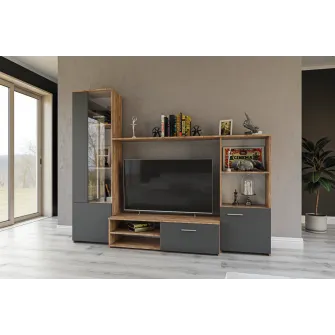 Living “Emma” 1790/2200/310, Stejar craft gri / Chinchilla grey