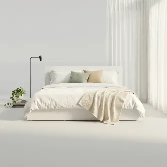 Pat 4home Ideea 2S, 160x200 cm, Nimfea Alba/Nimfea Alba