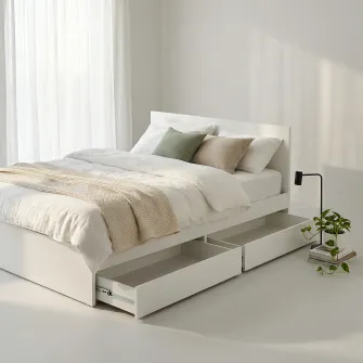 Pat 4home Ideea 2S, 160x200 cm, Nimfea Alba/Nimfea Alba