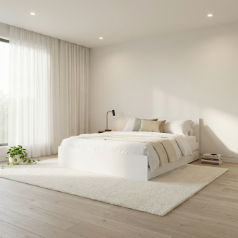 Pat 4home Ideea 2S, 160x200 cm, Nimfea Alba/Nimfea Alba