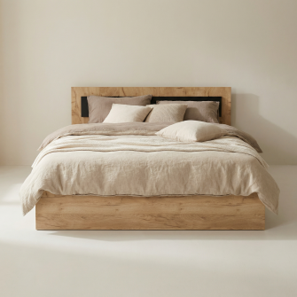 Pat 4home Viva, 160x200 cm, Stejar craft/grafit