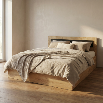 Pat 4home Viva, 160x200 cm, Stejar craft/grafit