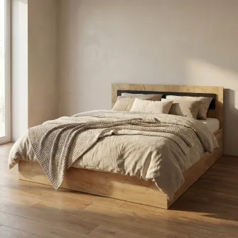 Pat 4home Viva, 160x200 cm, Stejar craft/grafit