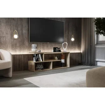 Raft 4home Eden, 40x100x29.6 cm, Gri 