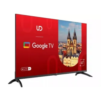 50'' LED TV UD 50GU6210, Black (3840x2160 UHD, Google TV, 3 x HDMI2.0, 2 x USB, Wi-Fi (2.4GHz+5GHz), Bluetooth, DVB-T/T2/C/S2, Speakers 2 x 7W Dolby Audio, VESA 200x200, 9.8 Kg)