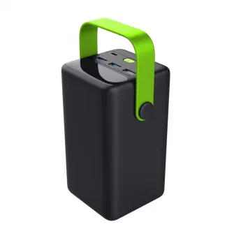 50000mAh XXL Power bank - Trust Redoh XXL, Flashlight, Battery level indicator, Charging technology:auto-detect, USB PD 3.0 + PPS, 3x USB port A type, 1x USB port C type, Total weight 1132g, Black