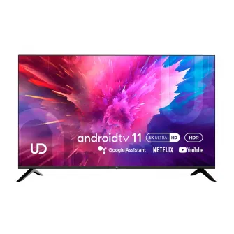 55'' LED TV UD 55U6210, Black (3840x2160 UHD, SMART TV (ANDROID 11 OS), 3 x HDMI2.0, 2 x USB, Wi-Fi (2.4GHz+5GHz), Bluetooth, DVB-T/T2/C/S2, Speakers 2 x 7W Dolby Audio, VESA 200x200, 9.8 Kg)