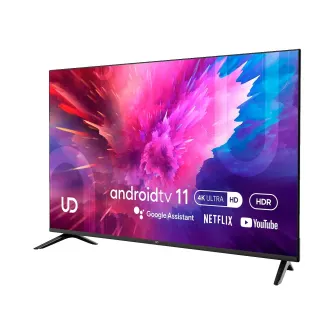 65'' LED TV UD 65U6210, Black (3840x2160 UHD, SMART TV (ANDROID 11 OS), 3 x HDMI2.0, 2 x USB, Wi-Fi (2.4GHz+5GHz), Bluetooth, DVB-T/T2/C/S2, Speakers 2 x 7W Dolby Audio, VESA 200x200, 9.8 Kg)