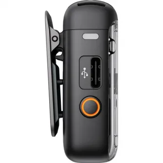 (971395) DJI MIC 2 Black Microphone wireless (1TX), 1x microphone, Wireless, Bluetooth (direct connection to smartphone), Omnidirectional, Action Range 250m, 14 hours (32-bit float) of built-in storage, Microphone autonomy 6h, Weight 28g